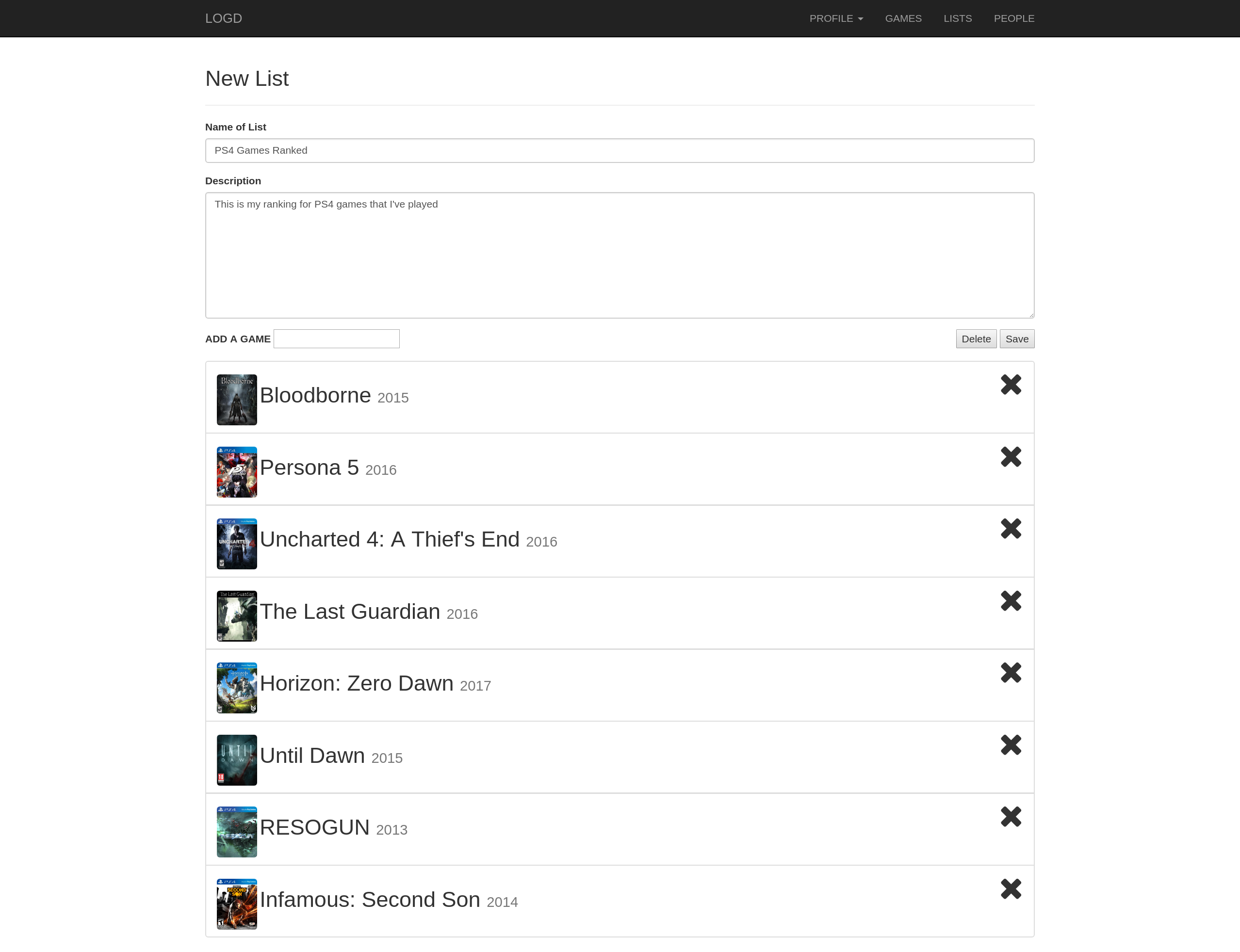 GitHub - dvdsmann/Logd: A MEAN stack web application for video game ...