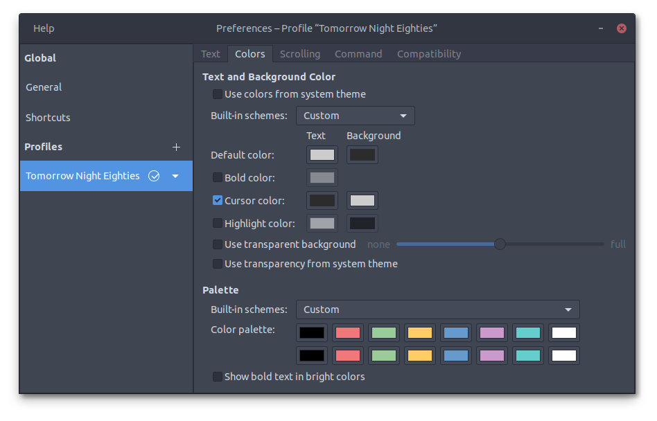Terminal Colorscheme
