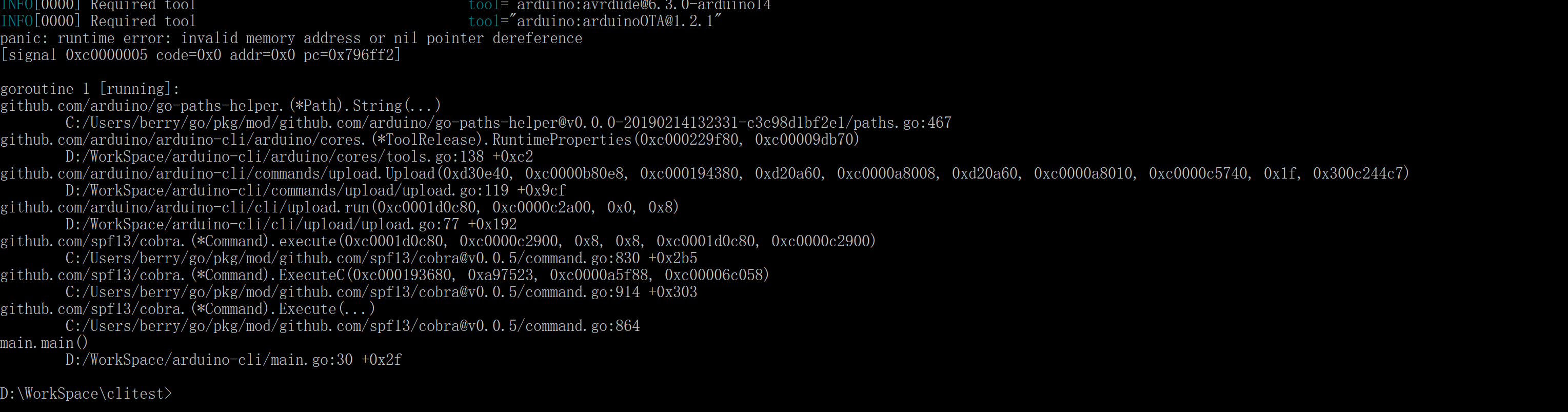 avrgcc version panic · Issue #280 · arduino/arduino-cli · GitHub