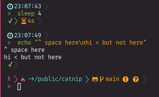 blank space between left/right prompt and edge of terminal · Issue ...