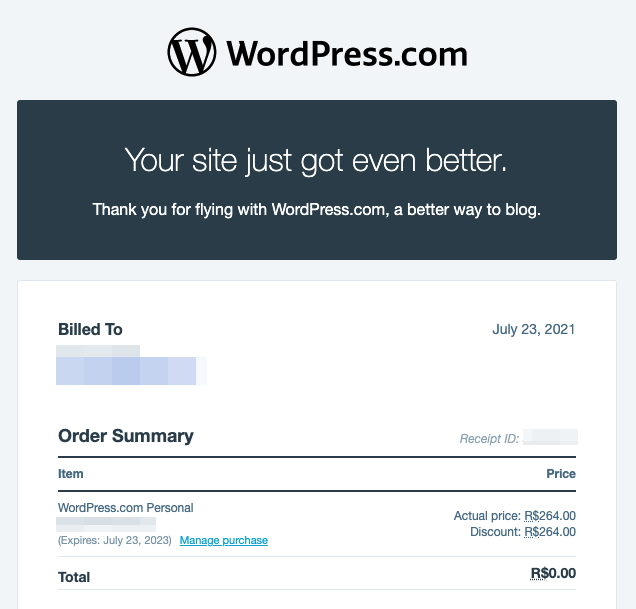 ReceiptEmails