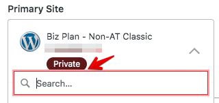 PrimarySiteDropdown2