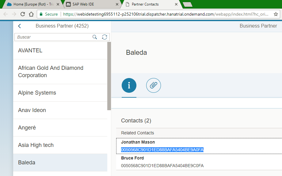 Build an SAP Fiori UX app with SAP Gateway data Error validating step