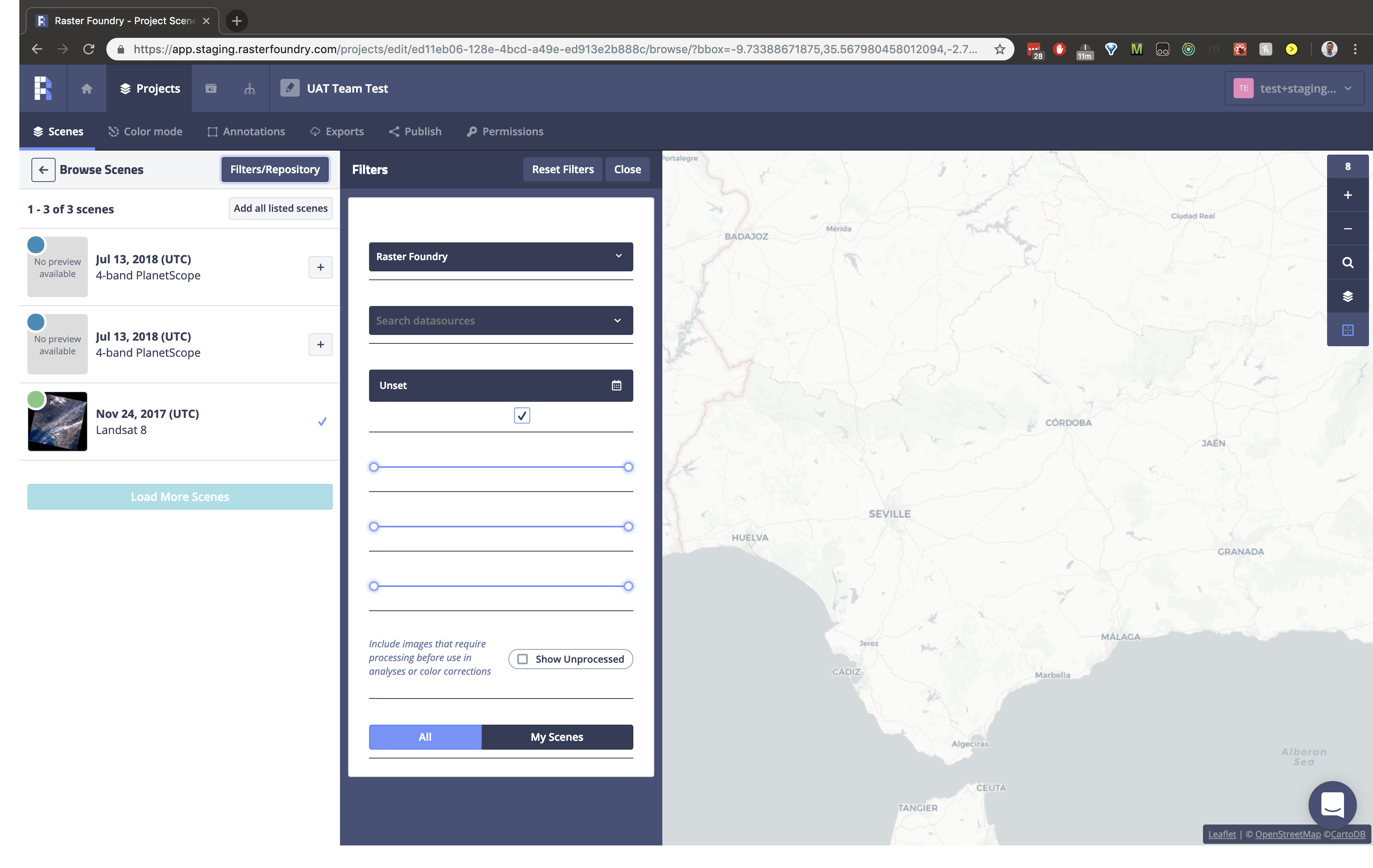 Scene browse filter pane styling is a bit off · Issue #4785 · raster ...