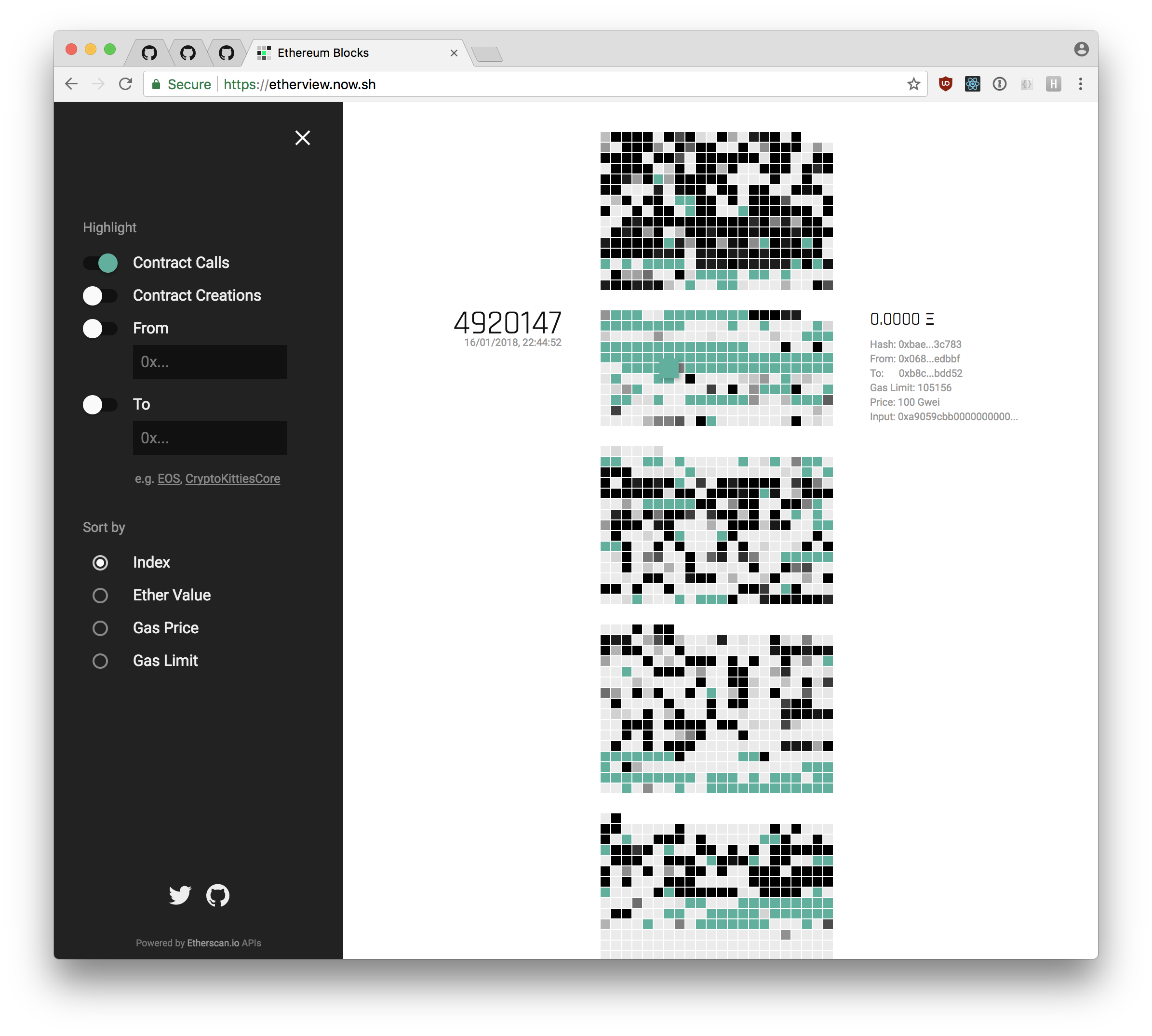 Ethereum Visualization