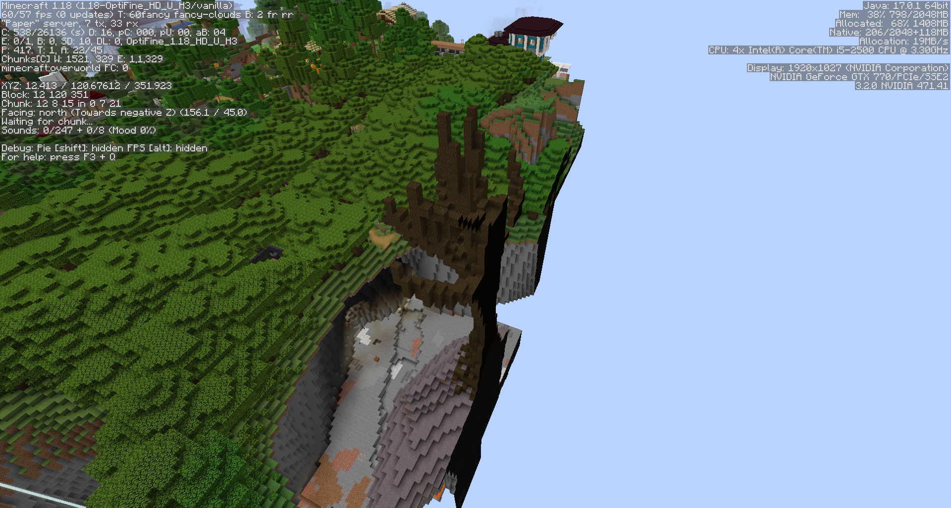 [1.18] Chunks outside of spawn area not loading · Issue #7059 · PaperMC ...