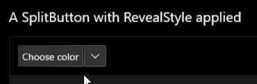 Add RevealStyle sample for Split- and DropDownbutton by marcelwgn ...