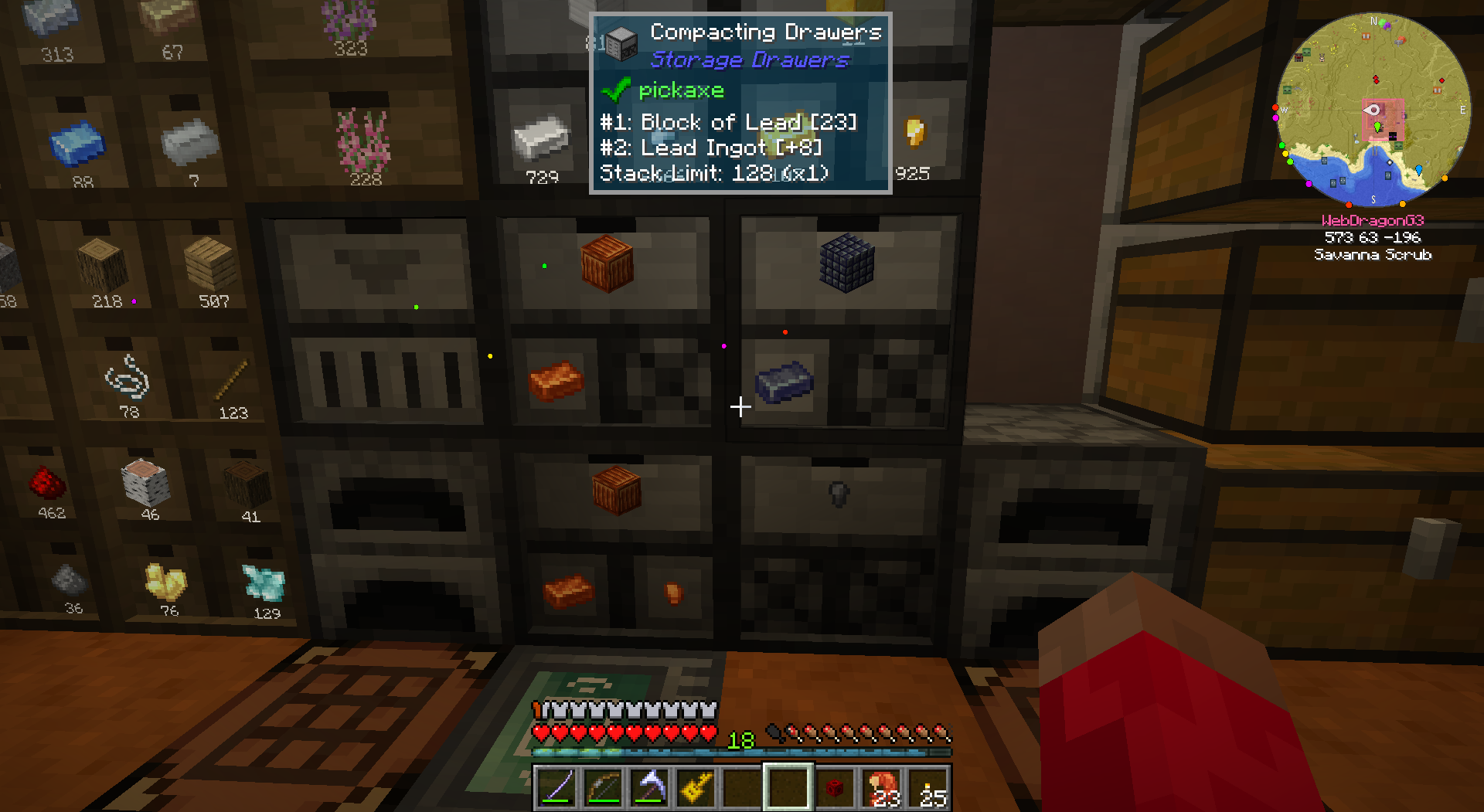 [Bug] How? Storage drawers compacting drawers not properly utilizing