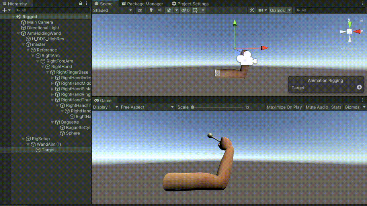 GitHub - PhilGauthier/UnityHumanArmRig