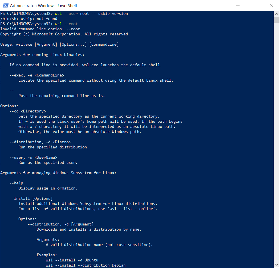 usbipd: error: WSL 'usbip' client not correctly installed · Issue #251 ...