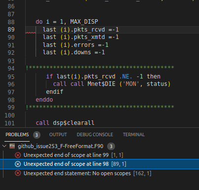In-line comments recognition · Issue #253 · fortran-lang/vscode-fortran ...