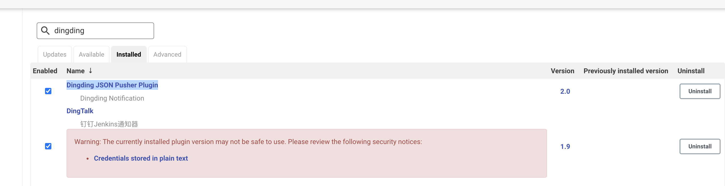 Why Jenkins has 2 options for different post build action? What are the