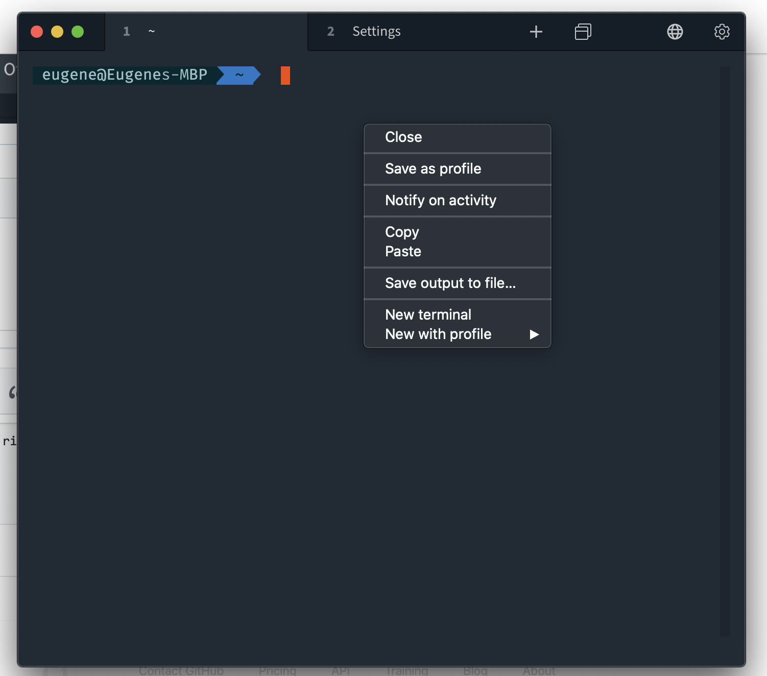 [FR] Context menu standardization · Issue #2054 · Eugeny/tabby · GitHub
