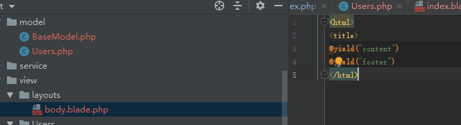 the template extends doesn't work · Issue #113 · EFTEC/BladeOne · GitHub