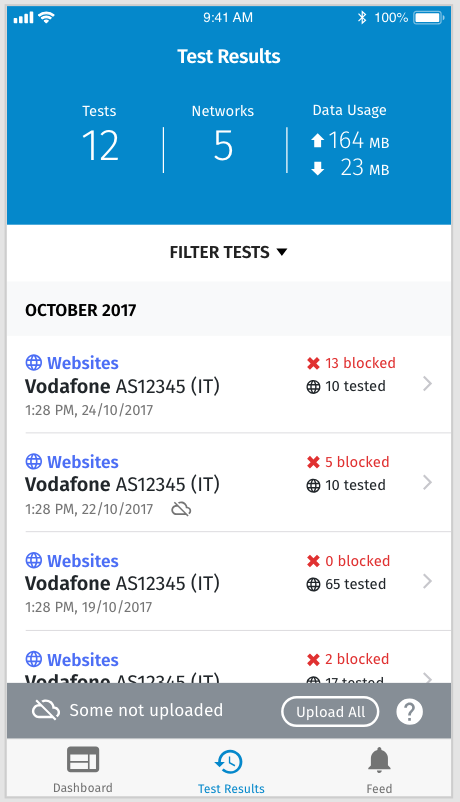 Manage not uploaded tests and offer retry upload · Issue #838 · ooni ...