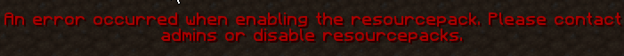 [BUG] an error occurred when enabling the resource pack · Issue #390 ...