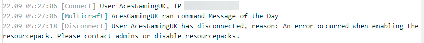[BUG] an error occurred when enabling the resource pack · Issue #390 ...