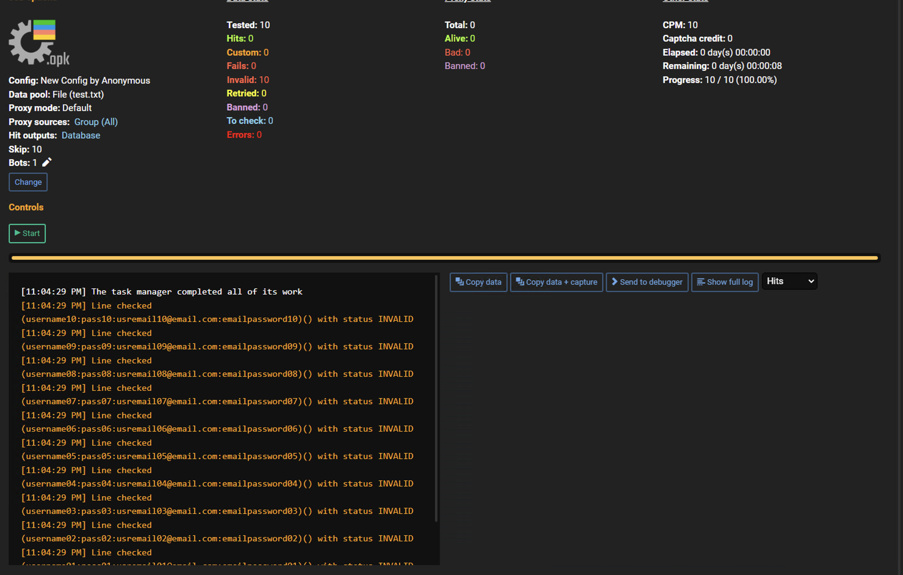 Openbullet Config File - p953vh4