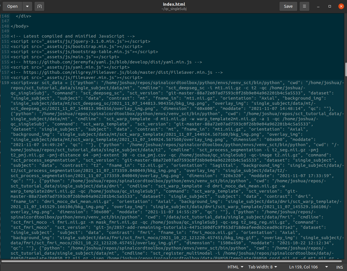 Make it possible to upload a YML file to resume a long QC analysis ...