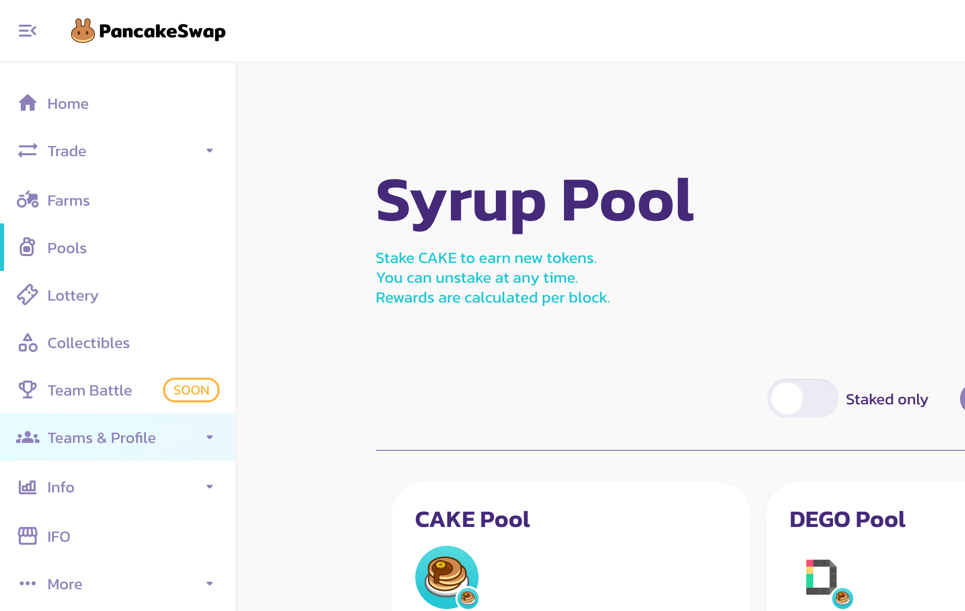 [UX] Confusing navigation, `Teams and Profiles` · Issue 777