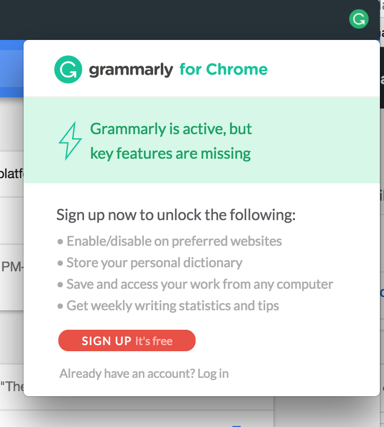 Grammarly extension not working · Issue 786 · wavebox/waveboxapp · GitHub