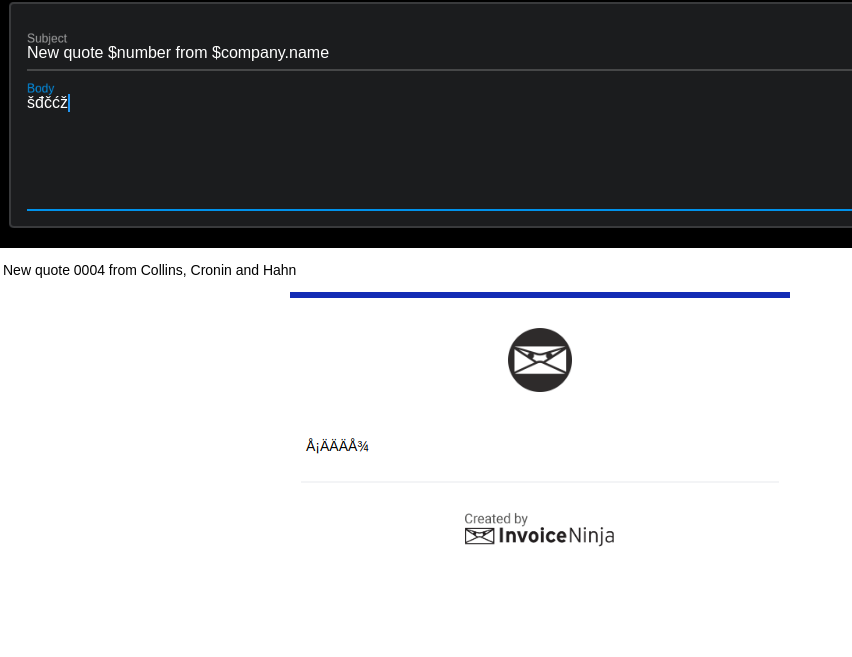 Email does not support unicode characters · Issue #5495 · invoiceninja ...