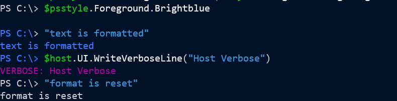ForegroundColor methods no longer effective in PowerShell v7.2.6 ...