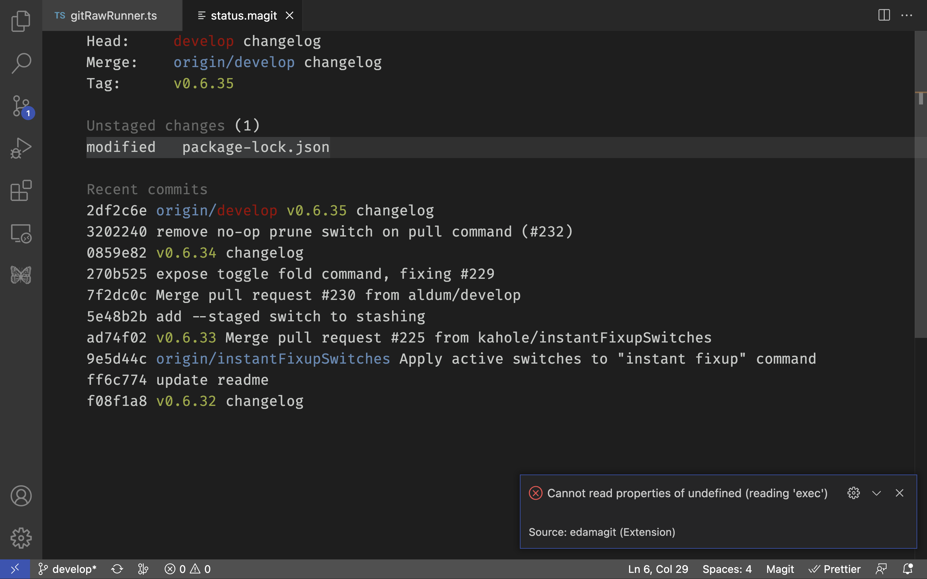 Some Commands Fails On VSCode Insiders Issue 237 Kahole edamagit 