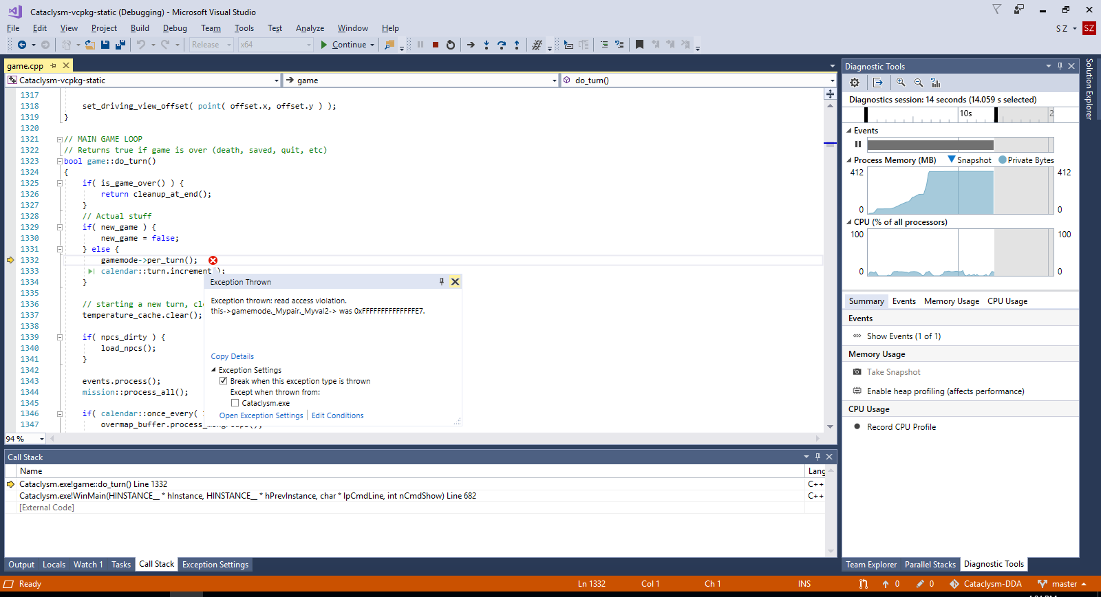 Code Crash Segment Crash: Segmentation fault · Issue #29278 · CleverRaven/Cataclysm-DDA ...