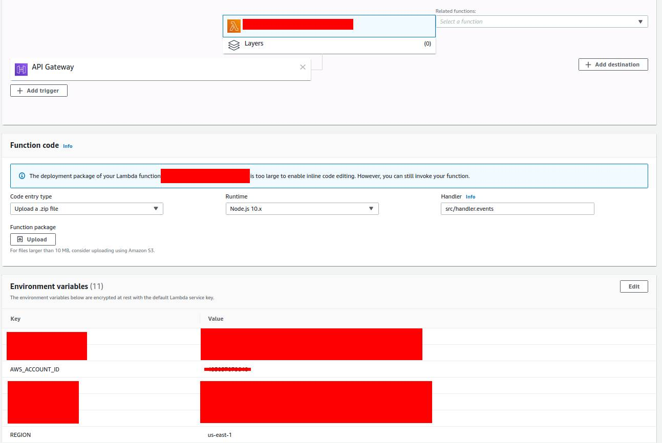 Environment variable not added properly to all lambdas · Issue #55 ...
