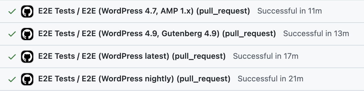 E2E tests take much longer on newer versions of WP · Issue #5460 ...