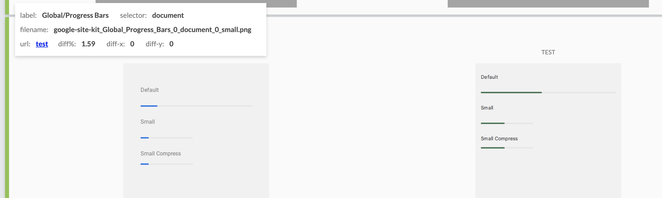 Fix the VRT tests that are failing in CI. · Issue #6185 · google/site ...