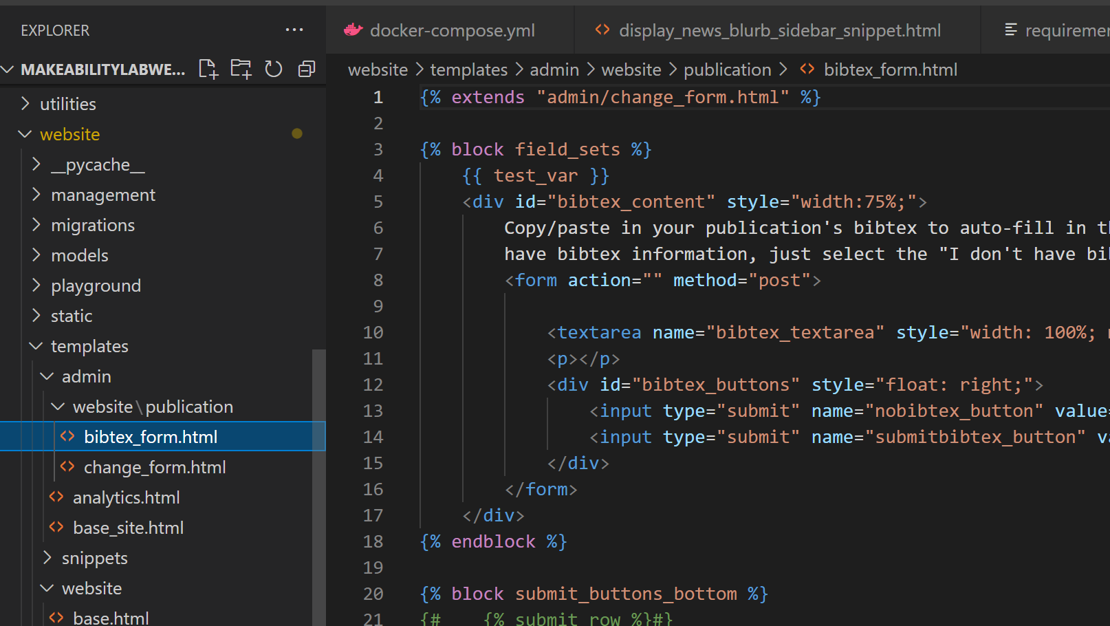 Remove all templates/admin code · Issue #981 · makeabilitylab ...