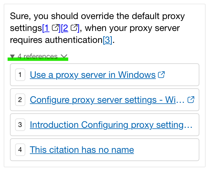 Safari native chevron in citation accordion should be hidden · Issue