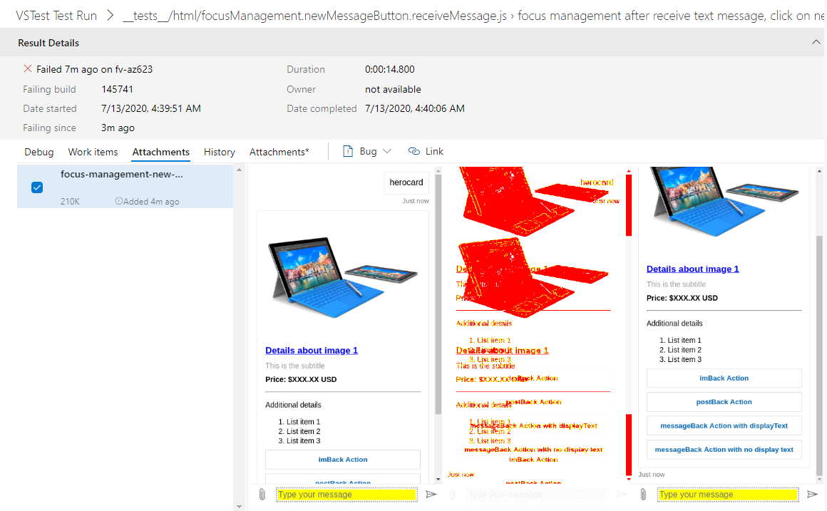 Test reliability chores · Issue #2938 · microsoft/BotFramework-WebChat ...