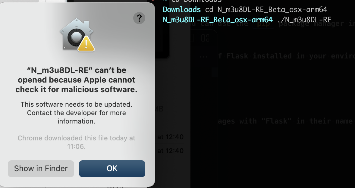 M1 芯片的 macOS 不支持？ · Issue #213 · nilaoda/N_m3u8DL-RE · GitHub