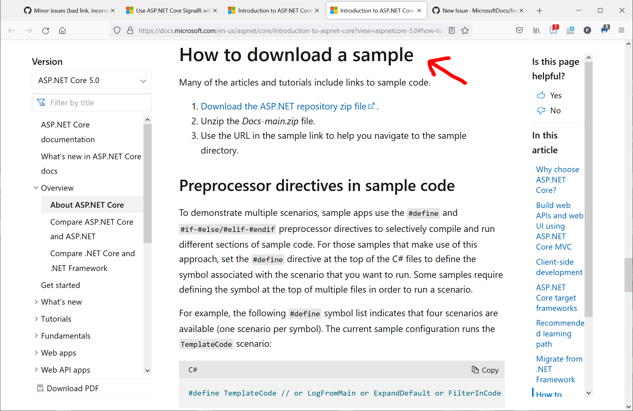 Bookmark not loading section into view · Issue #3667 · MicrosoftDocs ...