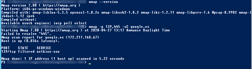 Nmap 7.80 Windows bug when scanning two ports · Issue #2026 · nmap/nmap ...