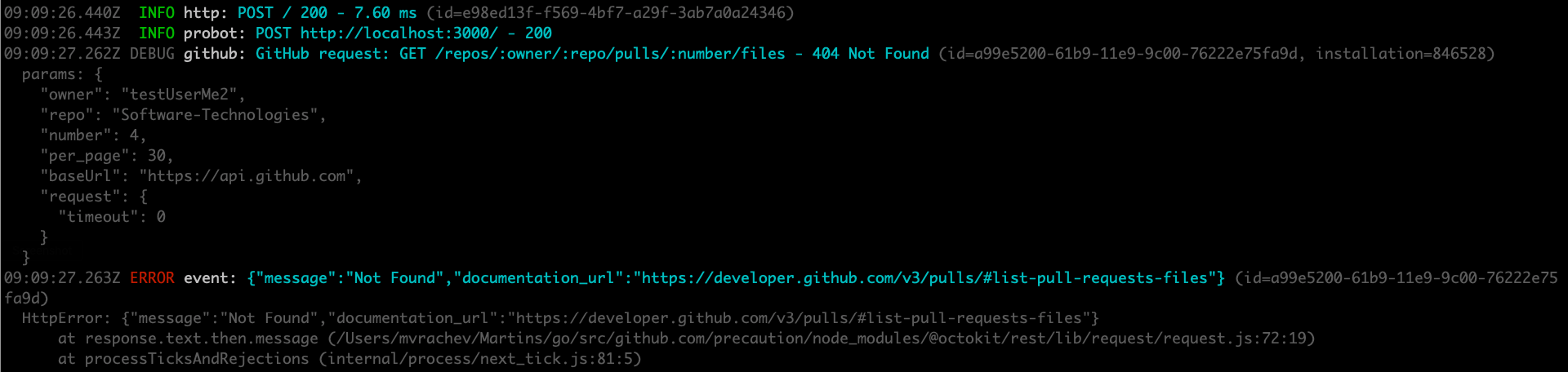 Bug when updating an existing across forks pull request · Issue #169 ...