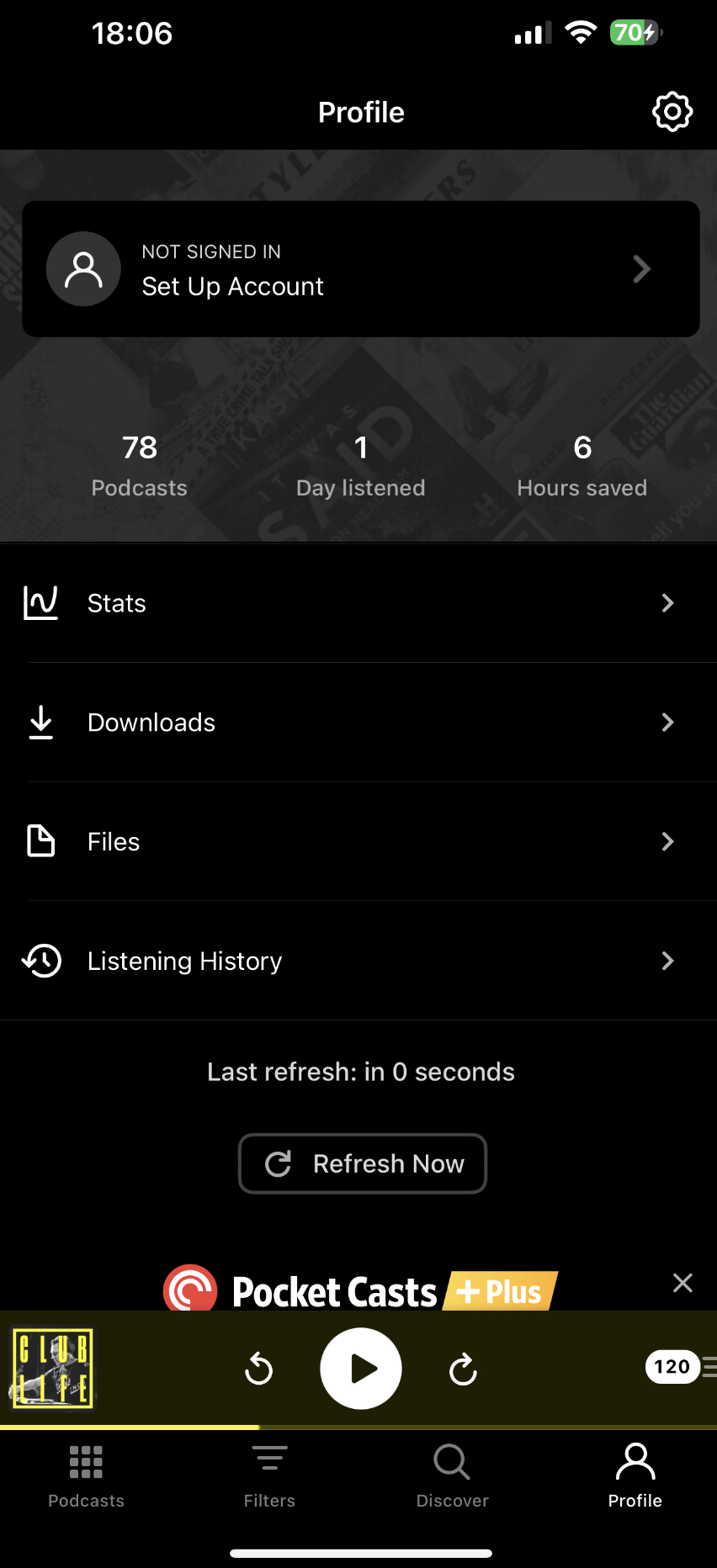 Starred Episodes option missing when logged out · Issue 681