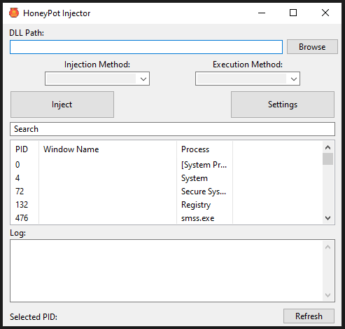 GitHub - saereya/HoneyPot: HoneyPot is a DLL Injector. · GitHub