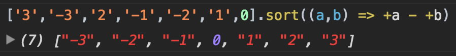 bug: table sort error when the number is negative, and the value type I ...