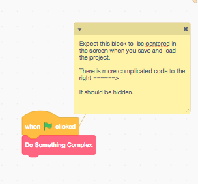 Scratch projects do not save / restore scroll position correctly ...