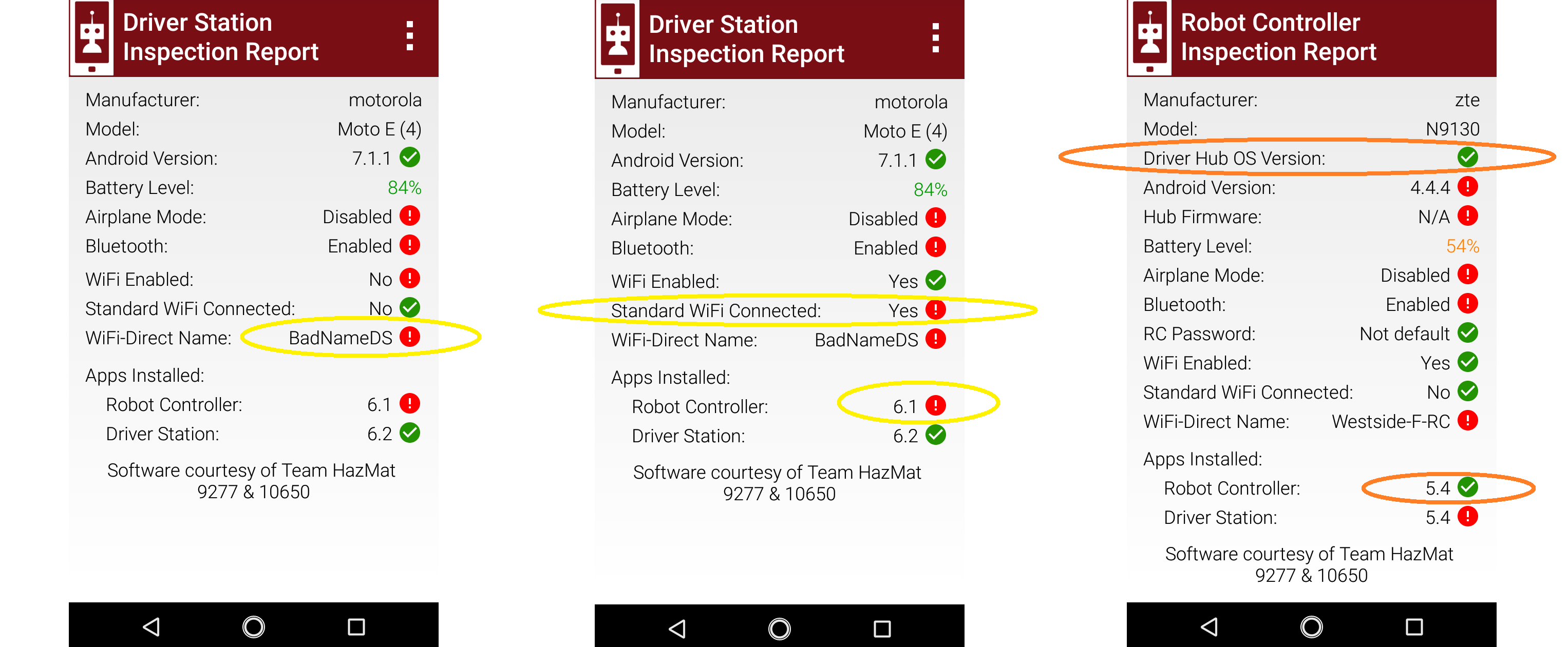 19-20-16 PR self inspect - all bad
