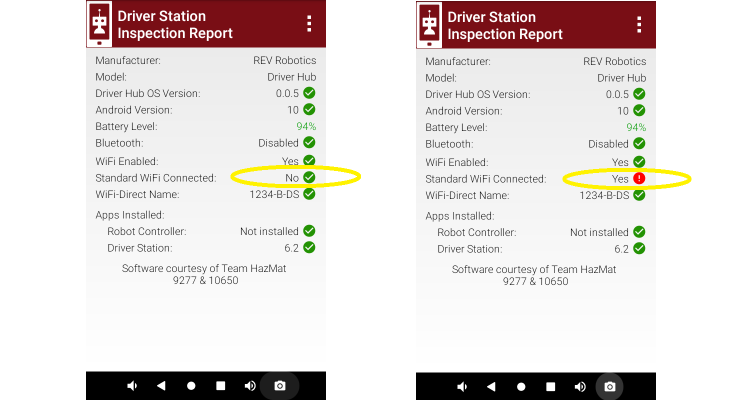 60-61 PR DS self inspect on DH - phone - StdWiFi