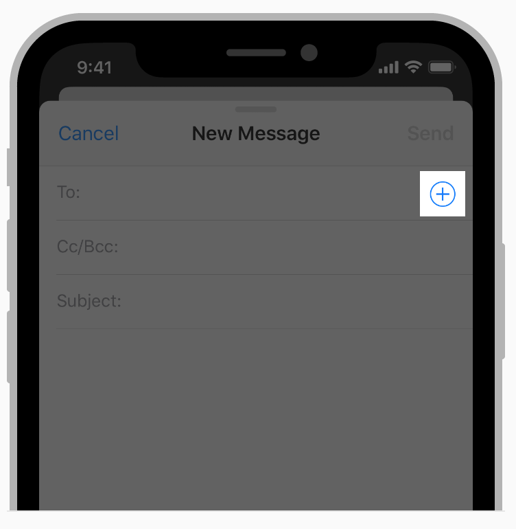 Add Contact Button