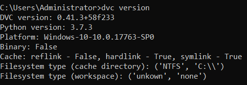 dvc_version_windows
