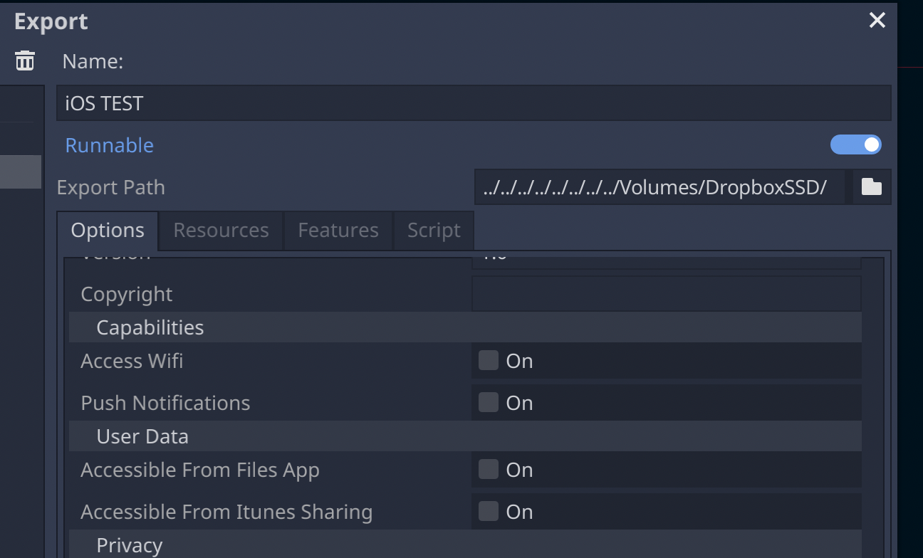 Godot 3.2.4rc2 - Capabilities - Game Center missing · Issue #46337 ...