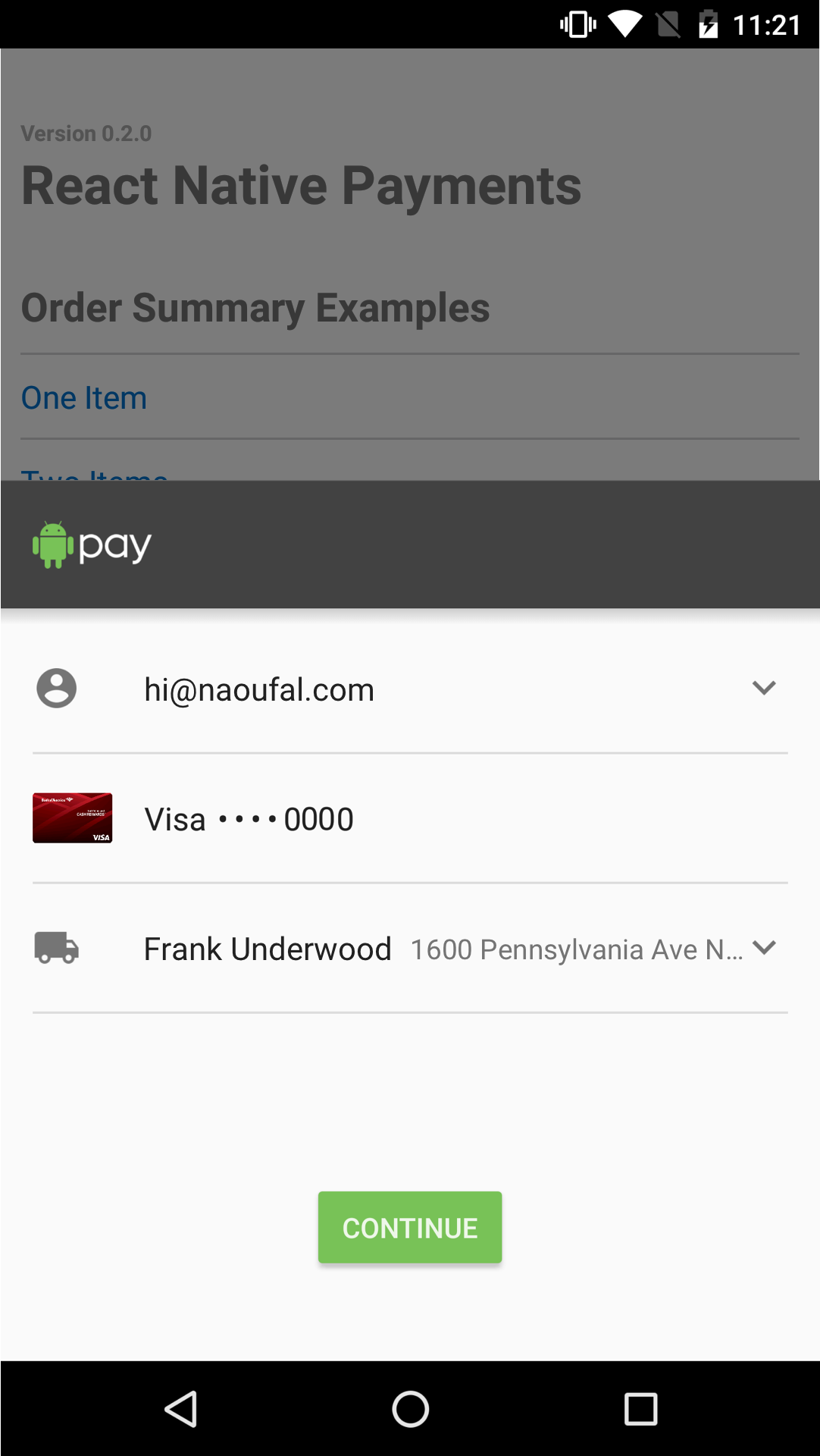 Accept Payments with Apple Pay and Android Pay using the Payment