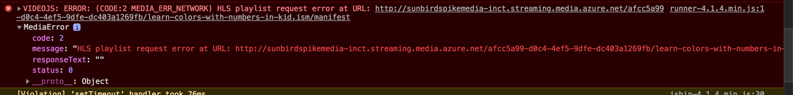 Fails to load/play azure streaming url · Issue #244 · videojs/http ...